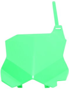 UFO-Plast front number holder Kawasaki green fluor