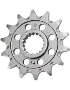 Front drive sprocket JTF1441.14SC SELF CLEANING 14 teeth 520 PITCH NATURAL STEEL