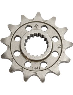 Front drive sprocket JTF1441.13SC SELF CLEANING 13 teeth 520 PITCH NATURAL CHROMOLY STEEL ALLOY