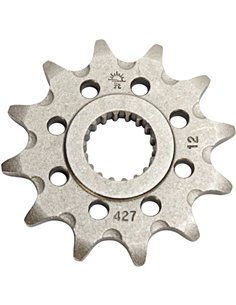 Front drive sprocket JTF427.12SC SELF CLEANING 12 teeth 520 PITCH NATURAL CHROMOLY STEEL ALLOY