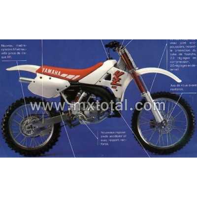 Parts for Yamaha YZ 125 1990 motocross bike